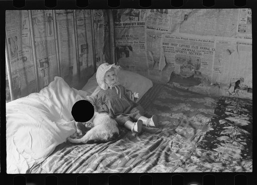 Untitled photo, possibly related to: Interior of rehabilitation client's cabin, Jackson, Ohio