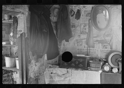 Untitled photo, possibly related to: Interior of rehabilitation client's cabin, Jackson, Ohio