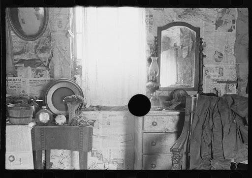 Untitled photo, possibly related to: Interior of rehabilitation client's cabin, Jackson, Ohio