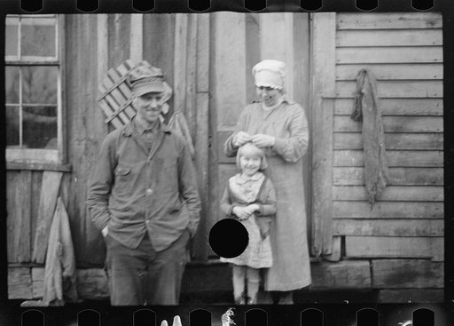Untitled photo, possibly related to: Part of family of rehabilitation client, Jackson County, Ohio