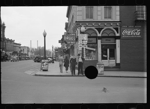 Untitled photo, possibly related to: Street scene, Saturday afternoon in Jackson, Ohio