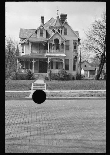 Untitled photo, possibly related to: Small-town home example of "American baroque," Jackson, Ohio