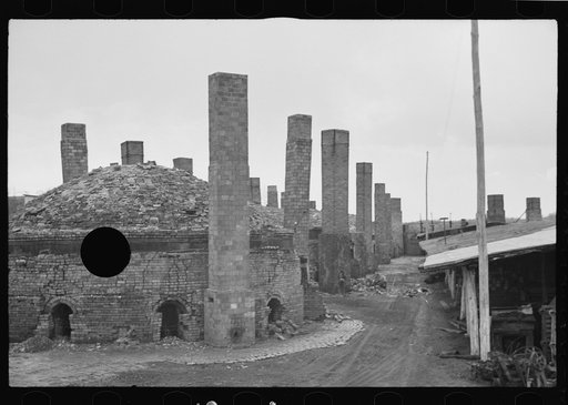 Untitled photo, possibly related to: Abandoned brick factory, not far from Jackson, Ohio