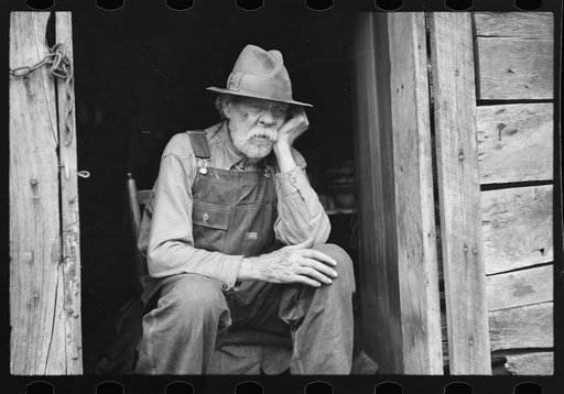 Untitled photo, possibly related to: Eighty-three year old settler to be resettled, near Chillicothe, Ohio
