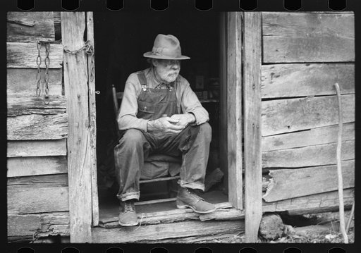 Untitled photo, possibly related to: Eighty-three year old settler to be resettled, near Chillicothe, Ohio