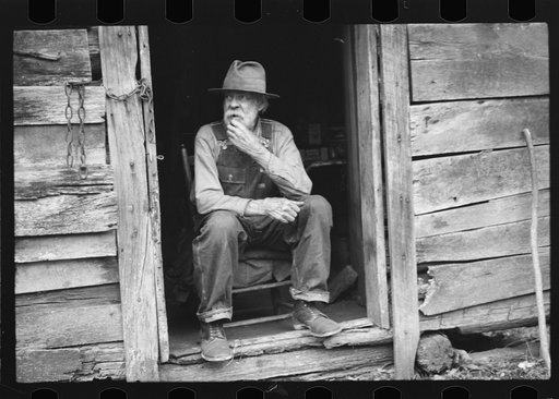 Untitled photo, possibly related to: Eighty-three year old settler to be resettled, near Chillicothe, Ohio