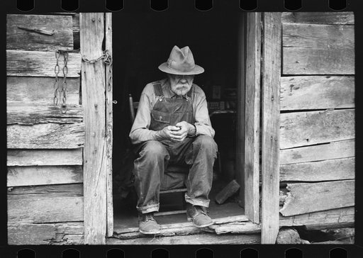 Untitled photo, possibly related to: Eighty-three year old settler to be resettled, near Chillicothe, Ohio