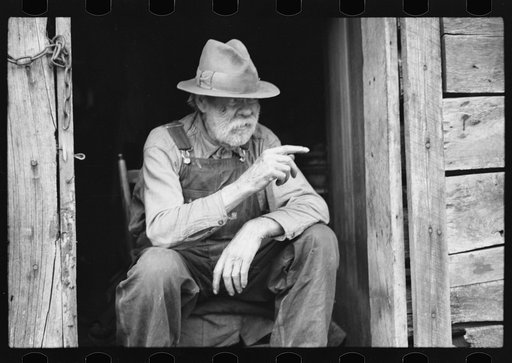 Untitled photo, possibly related to: Eighty-three year old settler to be resettled, near Chillicothe, Ohio