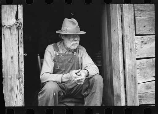 Untitled photo, possibly related to: Eighty-three year old settler to be resettled, near Chillicothe, Ohio