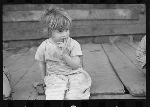Untitled photo, possibly related to: Part of family of ten to be resettled on Ross-Hocking Land Project near Chillicothe, Ohio