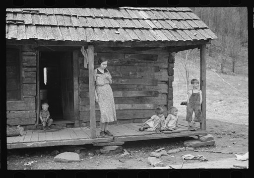 Untitled photo, possibly related to: Part of family of ten to be resettled on Ross-Hocking Land Project near Chillicothe, Ohio