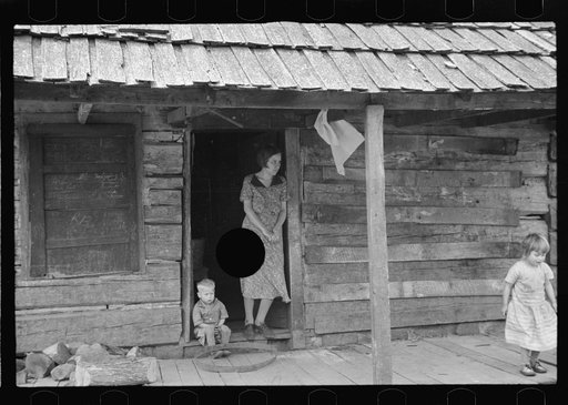 Untitled photo, possibly related to: Part of family of ten to be resettled on Ross-Hocking Land Project near Chillicothe, Ohio