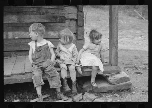 Untitled photo, possibly related to: Younger part of a family of ten to be resettled on Ross-Hocking Land Project near Chillicothe, Ohio