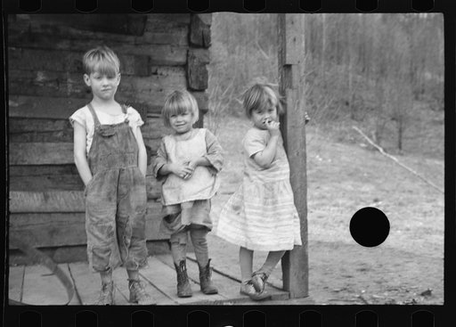 Untitled photo, possibly related to: Younger part of a family of ten to be resettled on Ross-Hocking Land Project near Chillicothe, Ohio
