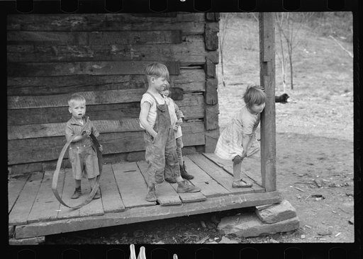 Untitled photo, possibly related to: Younger part of a family of ten to be resettled on Ross-Hocking Land Project near Chillicothe, Ohio