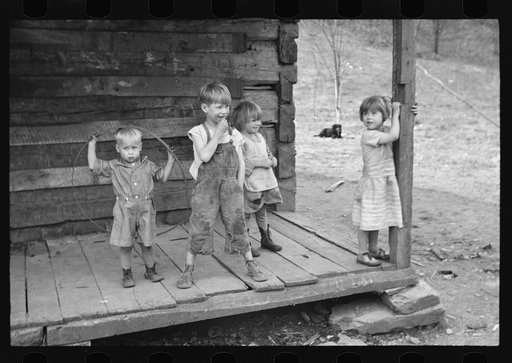 Untitled photo, possibly related to: Younger part of a family of ten to be resettled on Ross-Hocking Land Project near Chillicothe, Ohio