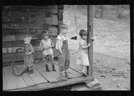 Untitled photo, possibly related to: Younger part of a family of ten to be resettled on Ross-Hocking Land Project near Chillicothe, Ohio