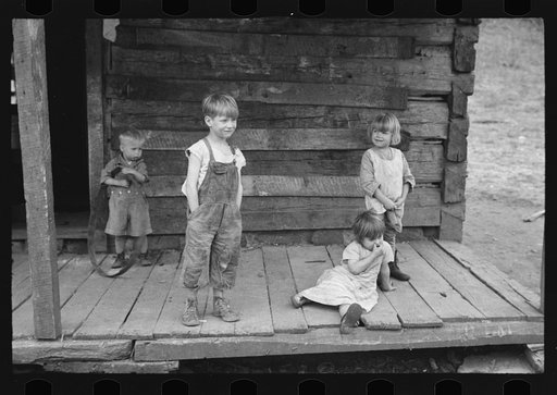 Untitled photo, possibly related to: Younger part of a family of ten to be resettled on Ross-Hocking Land Project near Chillicothe, Ohio