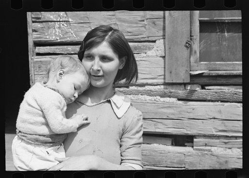 Mother of family of five to be resettled on Ross-Hocking Land Project near Chillicothe, Ohio