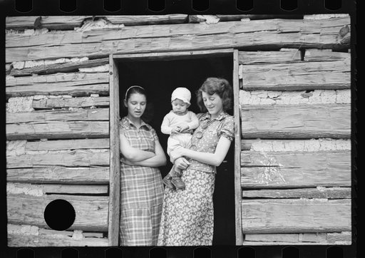 Untitled photo, possibly related to: Mother of family of five to be resettled on Ross-Hocking Land Project near Chillicothe, Ohio