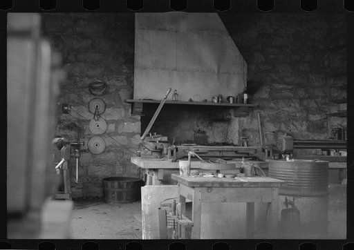 Untitled photo, possibly related to: Craft shop at Reedsville, West Virginia