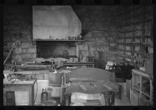 Untitled photo, possibly related to: Craft shop at Reedsville, West Virginia
