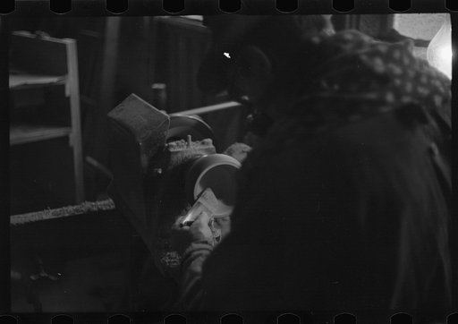 Untitled photo, possibly related to: Craft shop at Reedsville, West Virginia