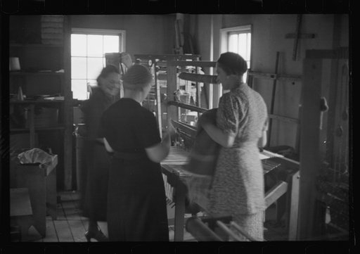 Untitled photo, possibly related to: Craft shop at Reedsville, West Virginia