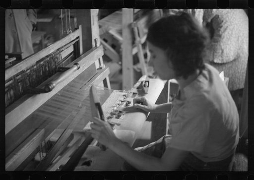Untitled photo, possibly related to: Craft shop at Reedsville, West Virginia