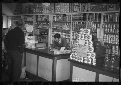 Cooperative general store at Reedsville, West Virginia