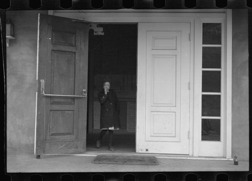 Untitled photo, possibly related to: Children leaving grade school at Reedsville, West Virginia