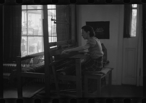 Untitled photo, possibly related to: Craft shop at Reedsville, West Virginia