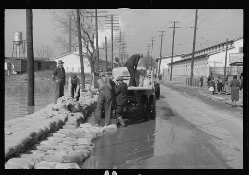 Untitled photo, possibly related to: View in Memphis, Tennessee during the flood