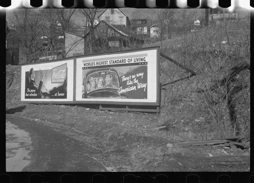Untitled photo, possibly related to: Road sign near Kingwood, West Virginia