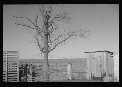 Untitled photo, possibly related to: Interior of house demolished by flood of 1937, Smithland, Kentucky