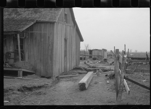 Untitled photo, possibly related to: Flooded farmland near Ridgeley, Tennessee