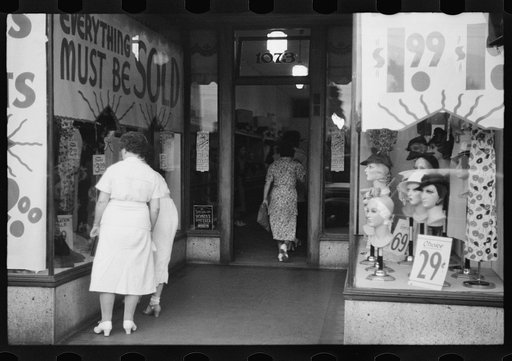 Untitled photo, possibly related to: Street scene, Manchester, New Hampshire