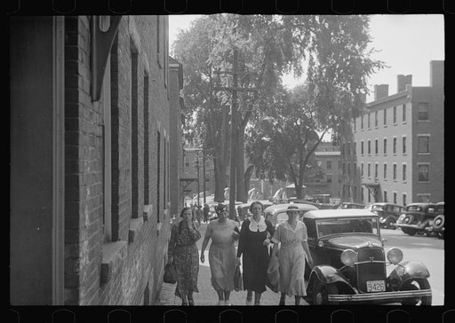 Untitled photo, possibly related to: Factory girls, Manchester, New Hampshire