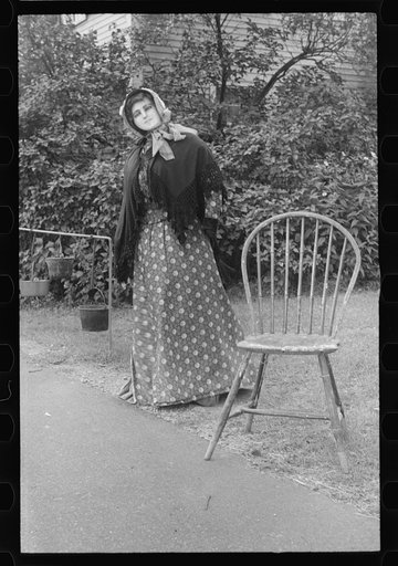 Chair and dummy, near Concord, New Hampshire