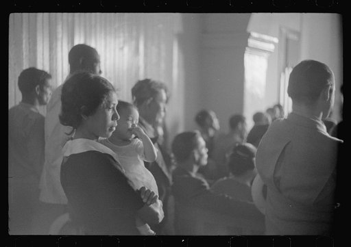 Audience during the trial of the Nationalists, Ponce, Puerto Rico