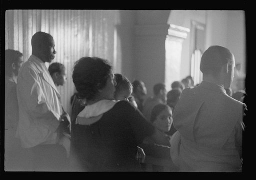 Untitled photo, possibly related to: Audience during the trial of the Nationalists, Ponce, Puerto Rico