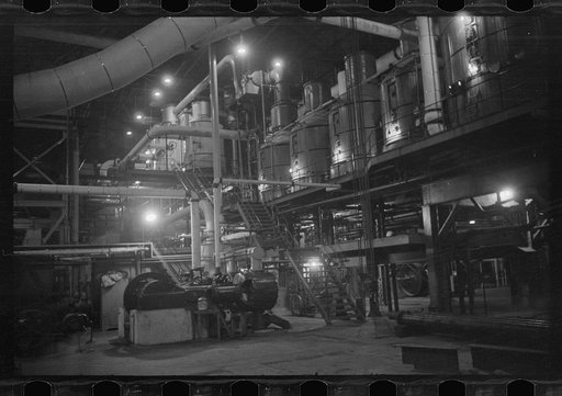Untitled photo, possibly related to: Boilers in a sugar refinery near Ponce, Puerto Rico
