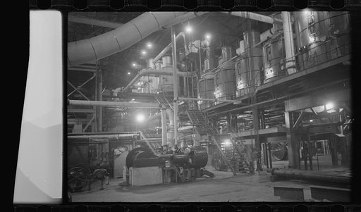 Untitled photo, possibly related to: Boilers in a sugar refinery near Ponce, Puerto Rico