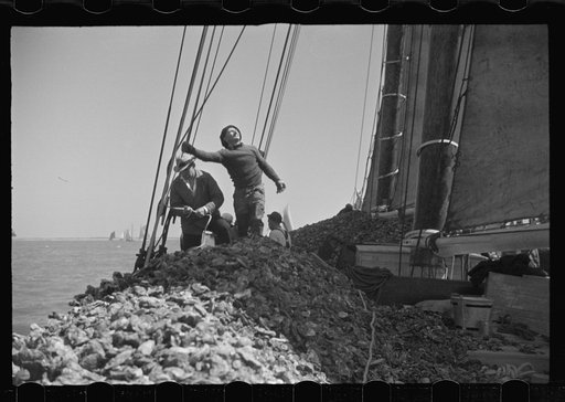 Untitled photo, possibly related to: Summer residents watch the tourist boat arrive from Boston, Provincetown, Massachusetts
