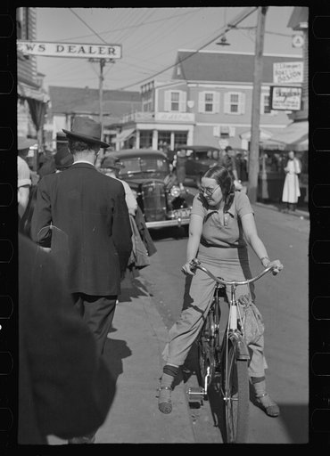 Untitled photo, possibly related to: Street scene, Provincetown, Massachussetts