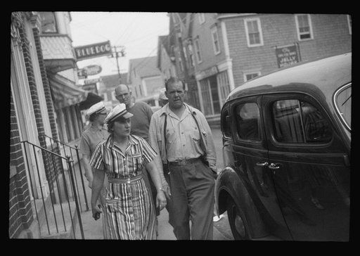 Untitled photo, possibly related to: Street scene and shop, Provincetown, Massachusetts