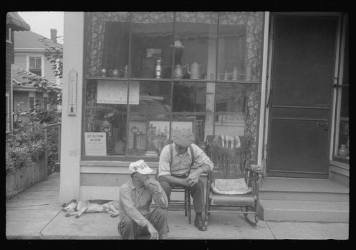 Untitled photo, possibly related to: Street scene and shop, Provincetown, Massachusetts