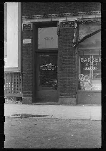 Untitled photo, possibly related to: Entrance to Negro professional building, 47th Street, Chicago, Illinois