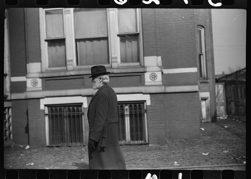 Untitled photo, possibly related to: Entrance to Negro professional building, 47th Street, Chicago, Illinois