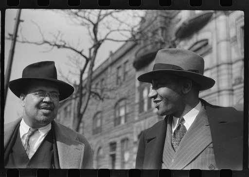 Untitled photo, possibly related to: Entrance to Negro professional building, 47th Street, Chicago, Illinois